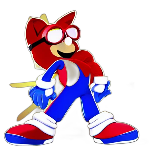 weapon, staff, animal, robot, 3d render, concept art, cartoon, pixel art transparent PNG cut-out