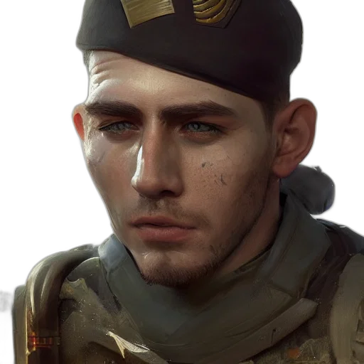 face, hat, staff, weapon, photorealistic, concept art, 3d render, fantasy art transparent PNG cut-out