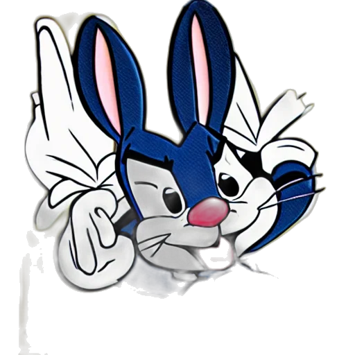 animal, staff, cartoon, concept art, pixel art, 3d render, bugs, bunny transparent PNG cut-out
