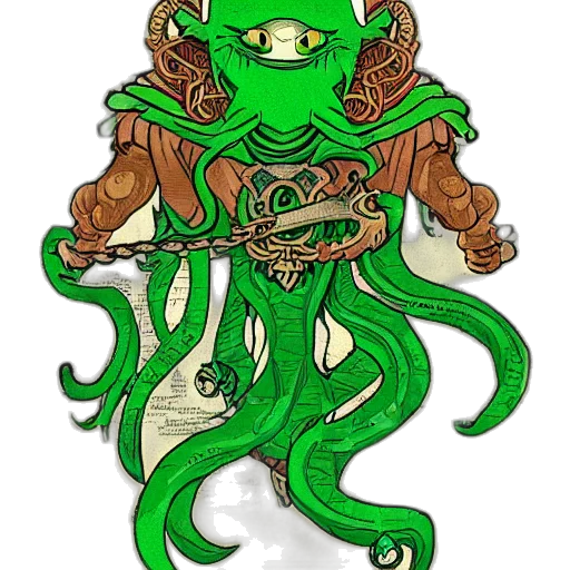 staff, creature, concept art, fantasy art transparent PNG cut-out