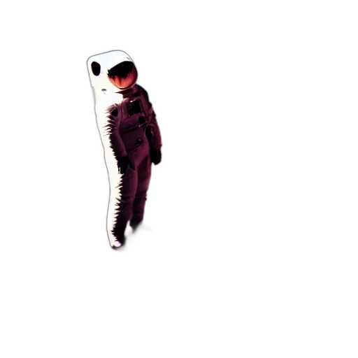 robot, staff, creature, jacket transparent PNG cut-out