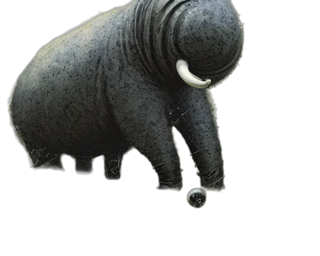 creature, animal, staff, hair transparent PNG cut-out