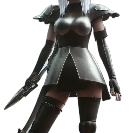 sword, weapon, robot, staff transparent PNG cut-out