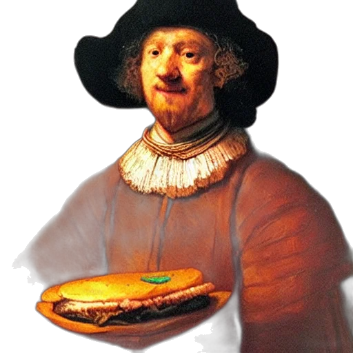 food, face, staff, hat transparent PNG cut-out