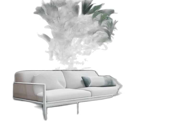 furniture, 3d render, concept art, photorealistic transparent PNG cut-out