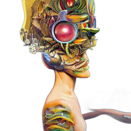 mask, face, robot, crown transparent PNG cut-out