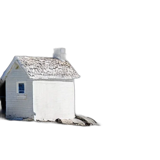 building, furniture, robot, 3d render, concept art, photorealistic, snow, fog transparent PNG cut-out