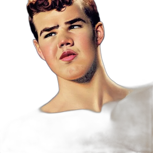 face, photorealistic, cartoon, watercolor, 3d render, gil, elvgren, painting transparent PNG cut-out