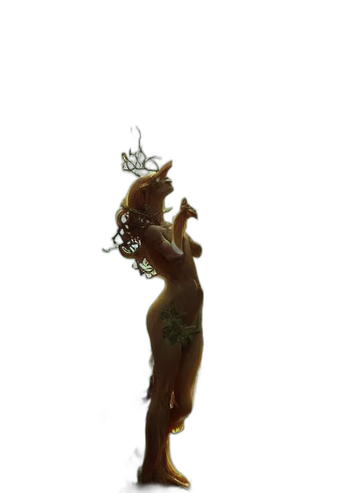 crown, staff, jewelry, dress, concept art, 3d render, fantasy art, photorealistic transparent PNG cut-out