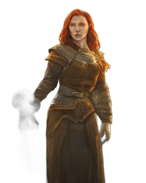 staff, dress, sword, fantasy art transparent PNG cut-out