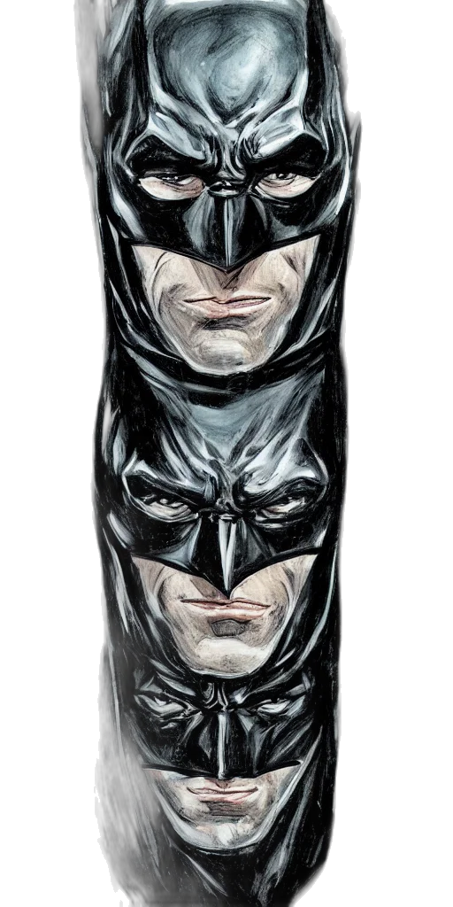 mask, comic book art, concept art, photorealistic transparent PNG cut-out
