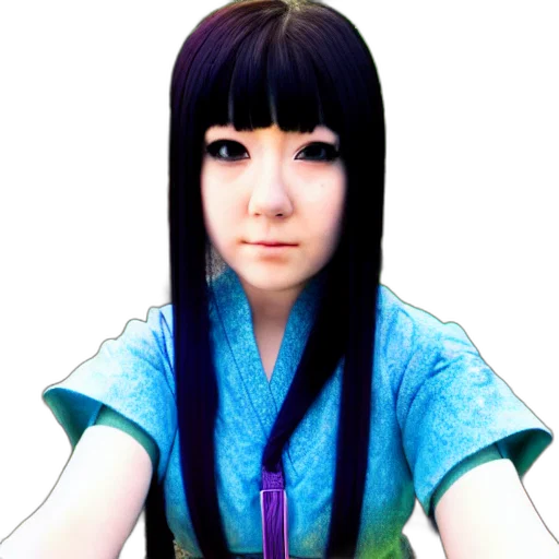 robot, staff, face, hair transparent PNG cut-out