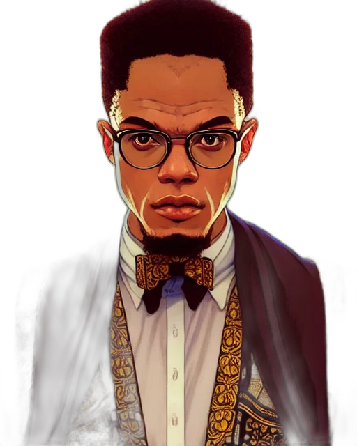 face, comic book art, cartoon, concept art transparent PNG cut-out