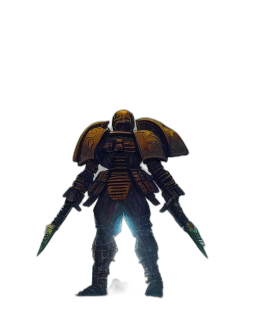 robot, weapon, staff, creature transparent PNG cut-out