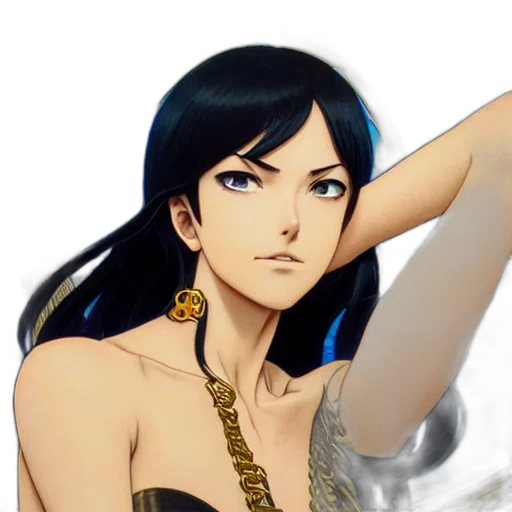 jewelry, dress, fantasy art, anime transparent PNG cut-out