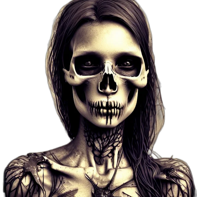 face, mask, jewelry, photorealistic, fantasy art, comic book art, concept art, dark transparent PNG cut-out