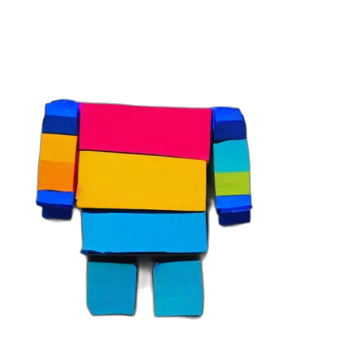 robot, jacket, animal, creature, 3d render, pixel art, concept art, vaporwave transparent PNG cut-out