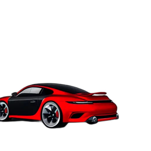 car, weapon, concept art, 3d render transparent PNG cut-out