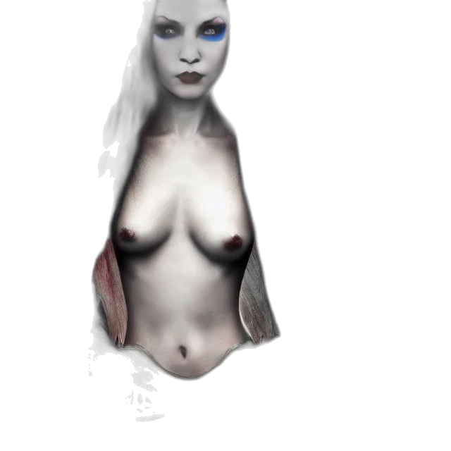 robot, dress, creature, face, fantasy art, concept art, photorealistic, 3d render transparent PNG cut-out