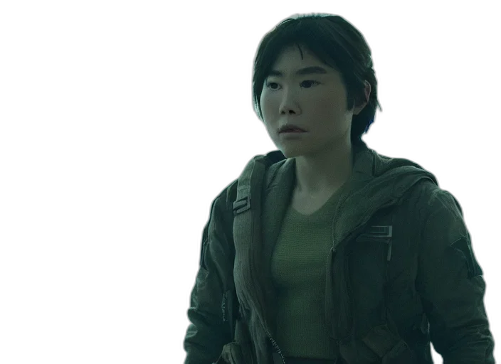 jacket, green, film, still transparent PNG cut-out