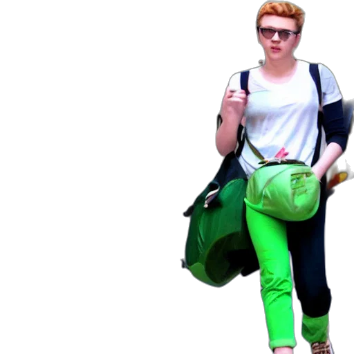 jacket, 3d render, concept art, green transparent PNG cut-out
