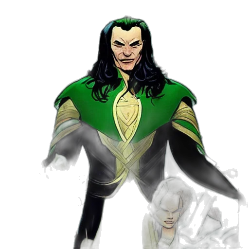 comic book art, concept art, fantasy art, cartoon transparent PNG cut-out