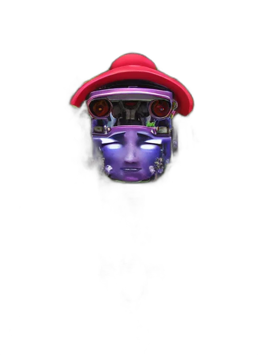mask, robot, face, jewelry, concept art, 3d render, cyberpunk, photorealistic transparent PNG cut-out