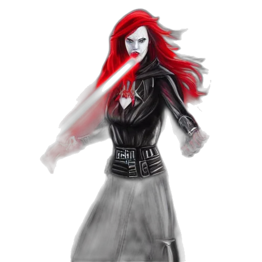 dress, concept art, comic book art, fantasy art transparent PNG cut-out