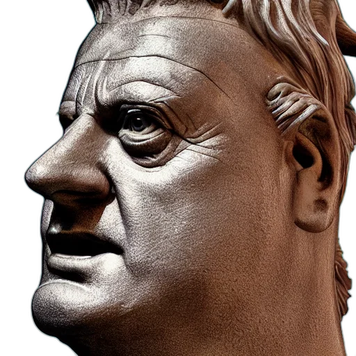 face, mask, crown, 3d render transparent PNG cut-out