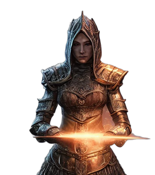 sword, staff, weapon, face, fantasy art, concept art, comic book art, 3d render transparent PNG cut-out