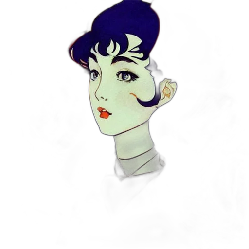 staff, face, crown, jewelry, fantasy art, watercolor, concept art, cartoon transparent PNG cut-out