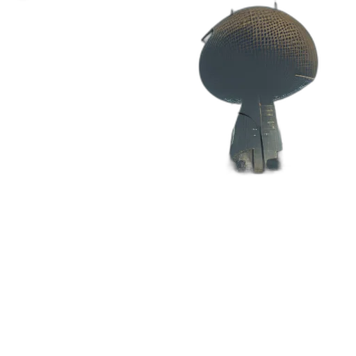 hat, umbrella, staff, robot transparent PNG cut-out