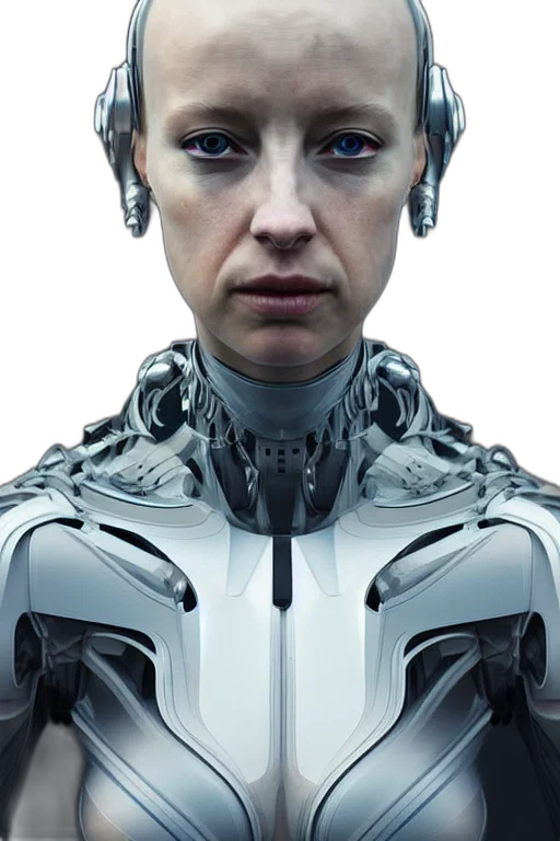 robot, face, cyberpunk, concept art transparent PNG cut-out