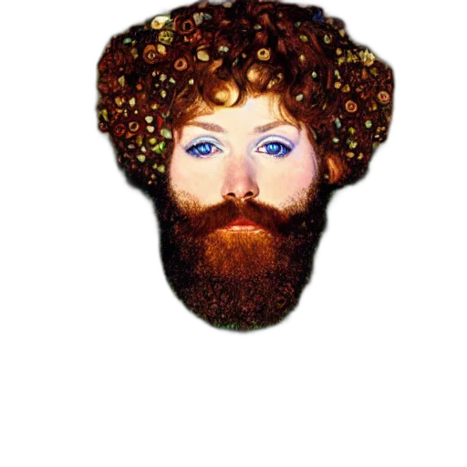 hair, crown, face, mask transparent PNG cut-out