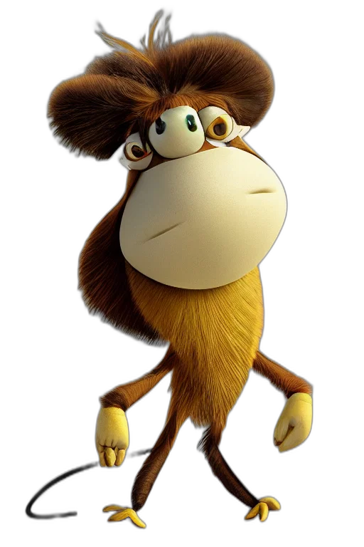 animal, hat, creature, staff, concept art, 3d render, cockroach, character transparent PNG cut-out