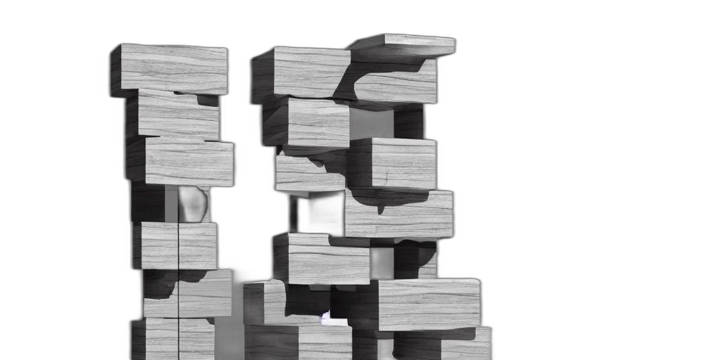 furniture, building, robot, 3d render transparent PNG cut-out