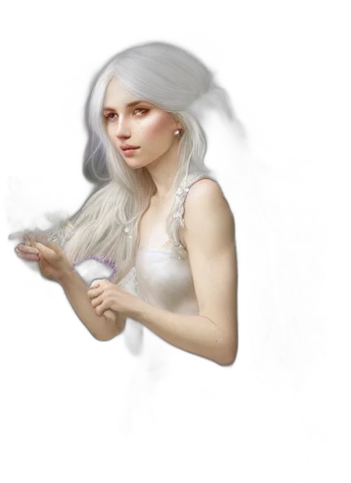 dragon, jewelry, dress, face transparent PNG cut-out