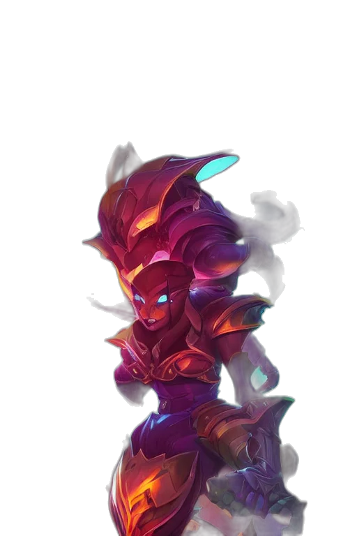 dragon, staff, mask, weapon transparent PNG cut-out