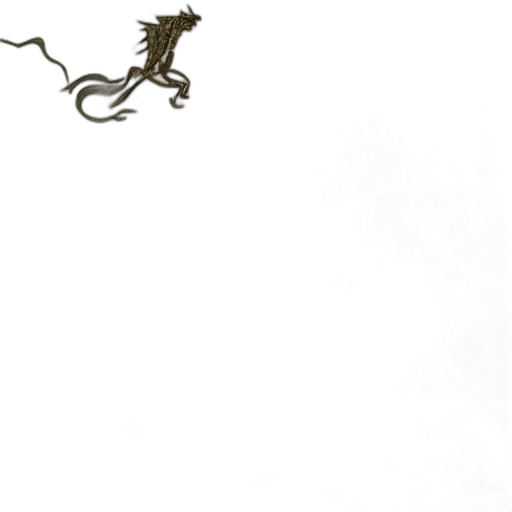 dragon, creature, staff, animal, concept art, fantasy art, pixel art, comic book art transparent PNG cut-out