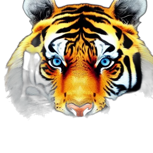 animal, mask, face, creature, photorealistic, 3d render, concept art, watercolor transparent PNG cut-out