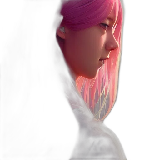 face, mask, hair, dress transparent PNG cut-out