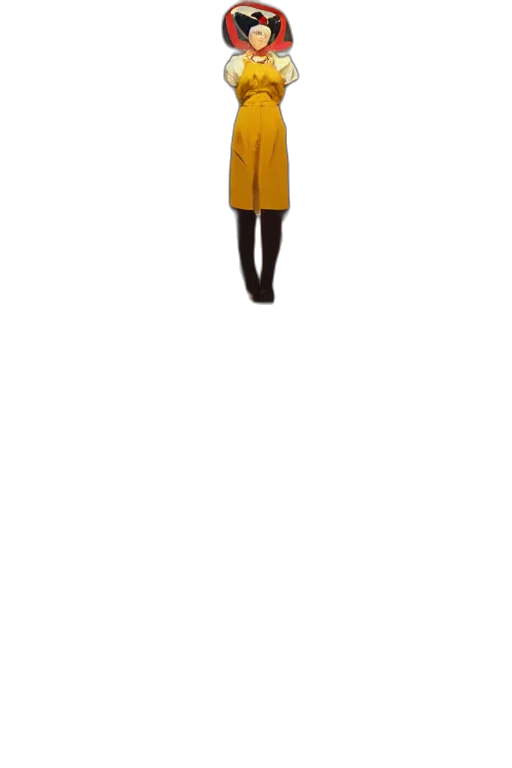 dress, staff, jacket, umbrella transparent PNG cut-out