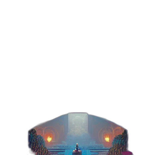 hat, crown, mask, sword, concept art, pixel art, vaporwave, fantasy art transparent PNG cut-out