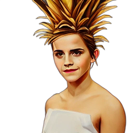 hair, crown, hat, face, photorealistic, concept art, cartoon, fantasy art transparent PNG cut-out