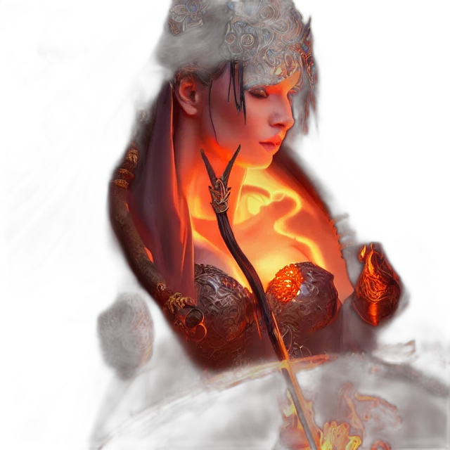 dragon, mask, face, staff, fantasy art, concept art, photorealistic, comic book art transparent PNG cut-out