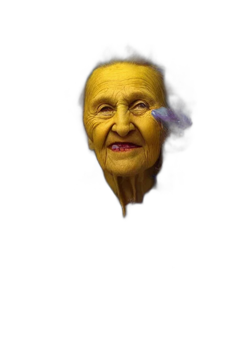 face, mask, creature, staff transparent PNG cut-out