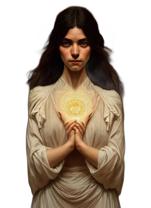 jewelry, face, staff, fantasy art, concept art, photorealistic, pixel art, fire transparent PNG cut-out