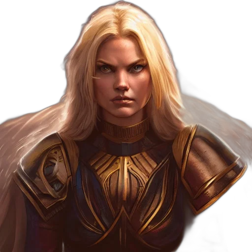face, fantasy art, concept art, comic book art transparent PNG cut-out