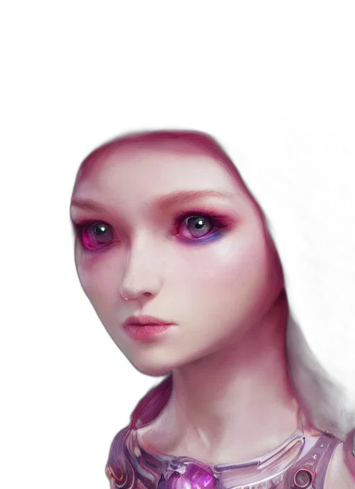 face, robot, creature, mask transparent PNG cut-out