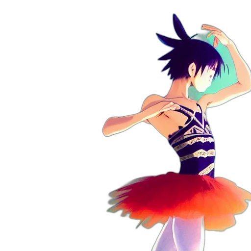 dress, anime, concept art, pixel art, 3d render, neon lights, outer space, underwater transparent PNG cut-out